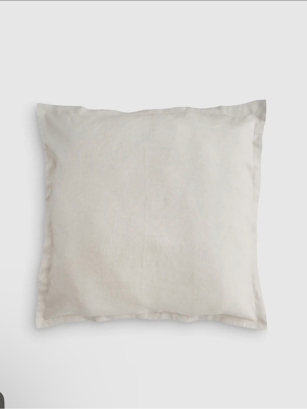 Quince Two European Linen Euro  Sham’s in Sand (2 pack)